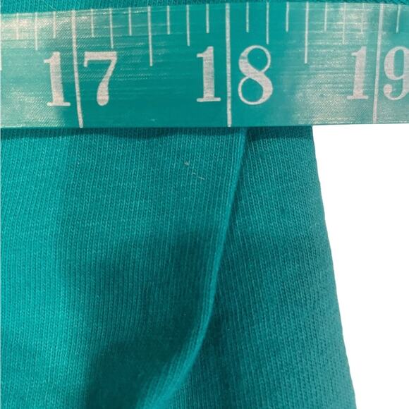 Vintage Hanes T-Shirt Unisex M Casual San Diego Embroidered Cotton Tee Turquoise - Picture 4 of 6